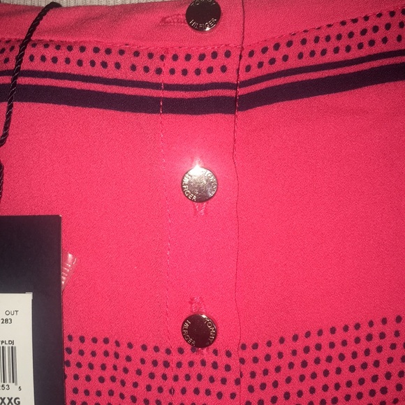 Tommy Hilfiger Peach Blue - XXL Blouse/Top - Picture 3 of 12